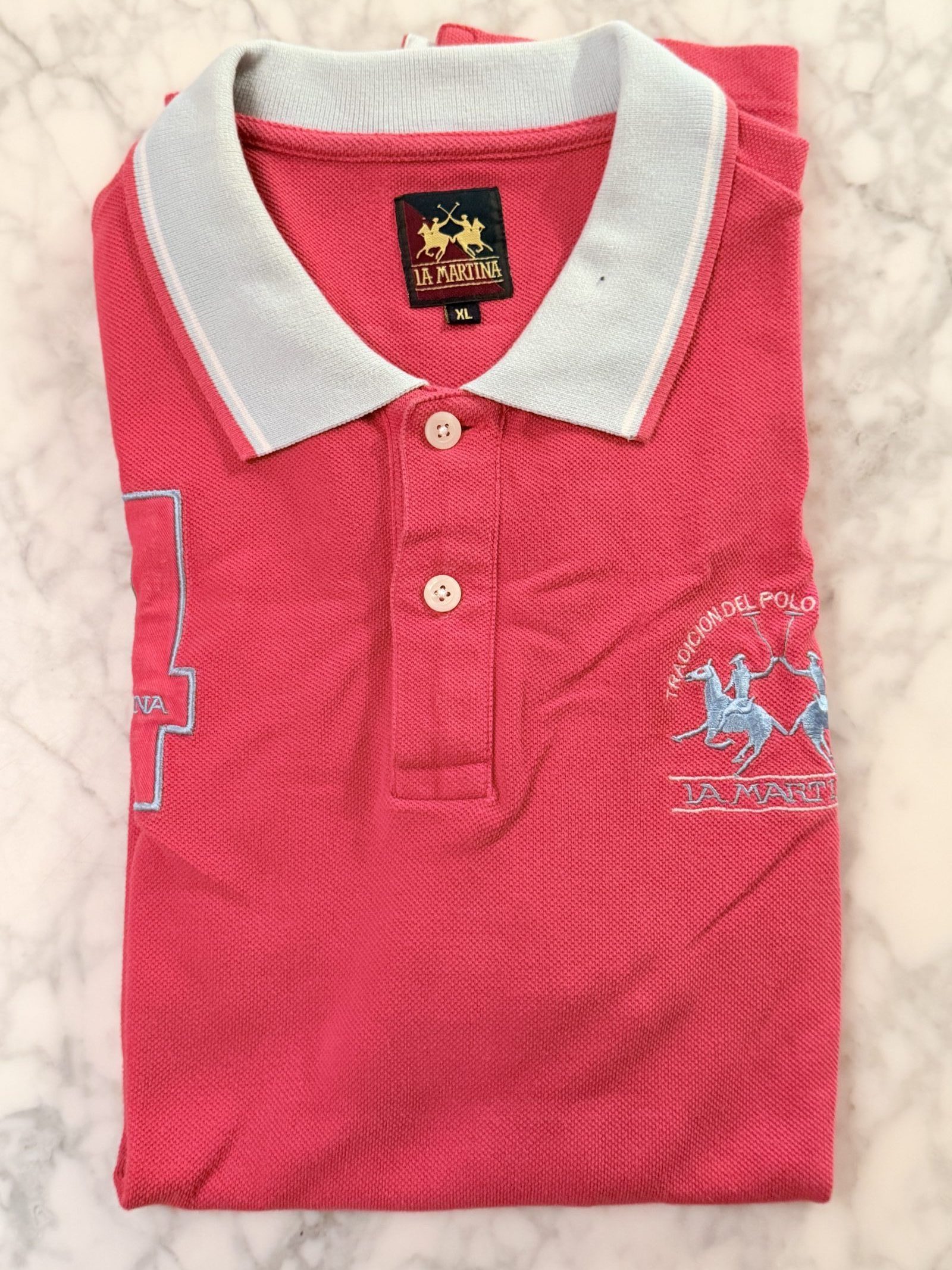 La Martina Poloshirt Herren Pink – Tradicion del Polo