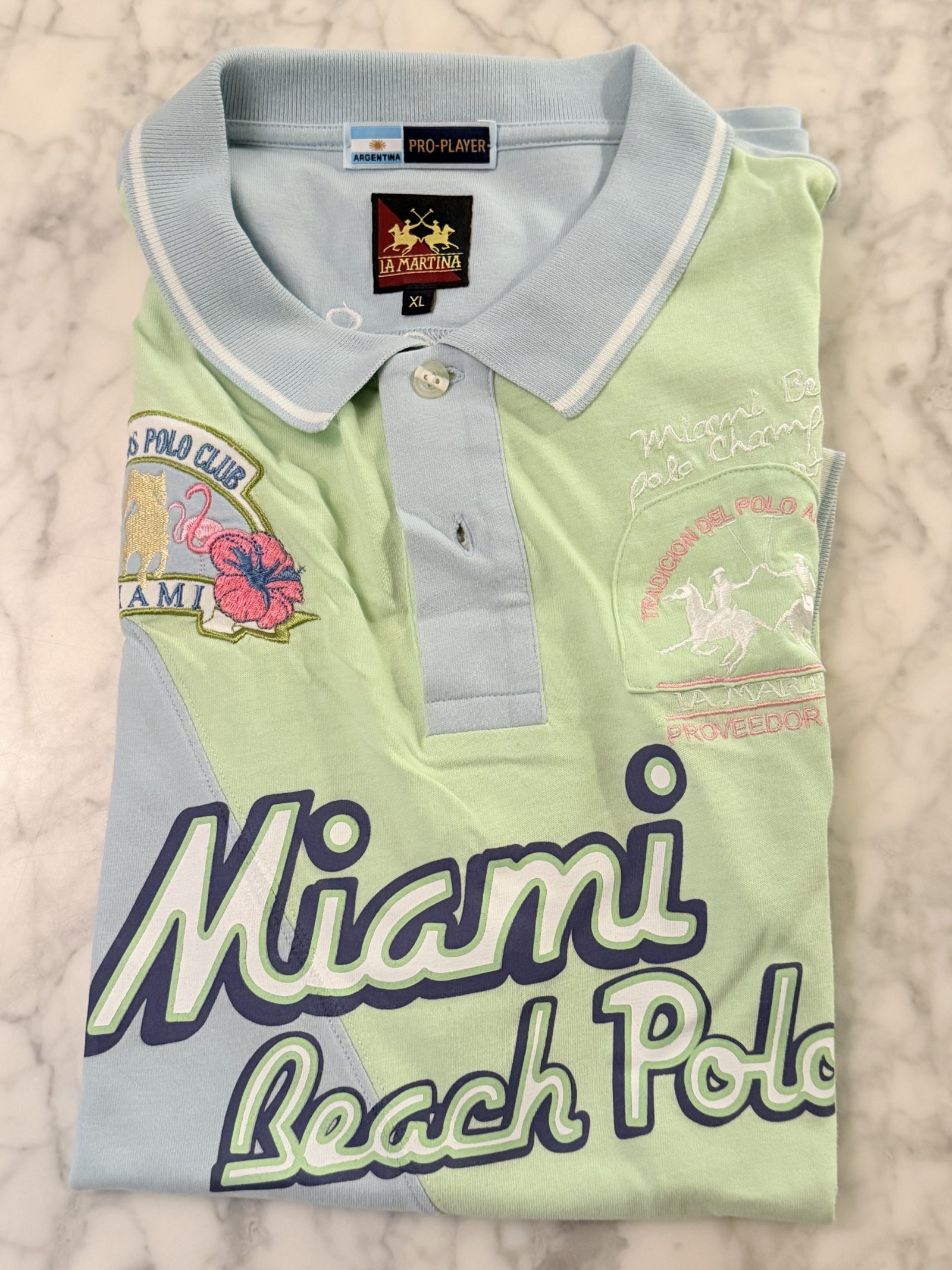 La Martina Poloshirt Miami Beach Polo Herren Größe XL