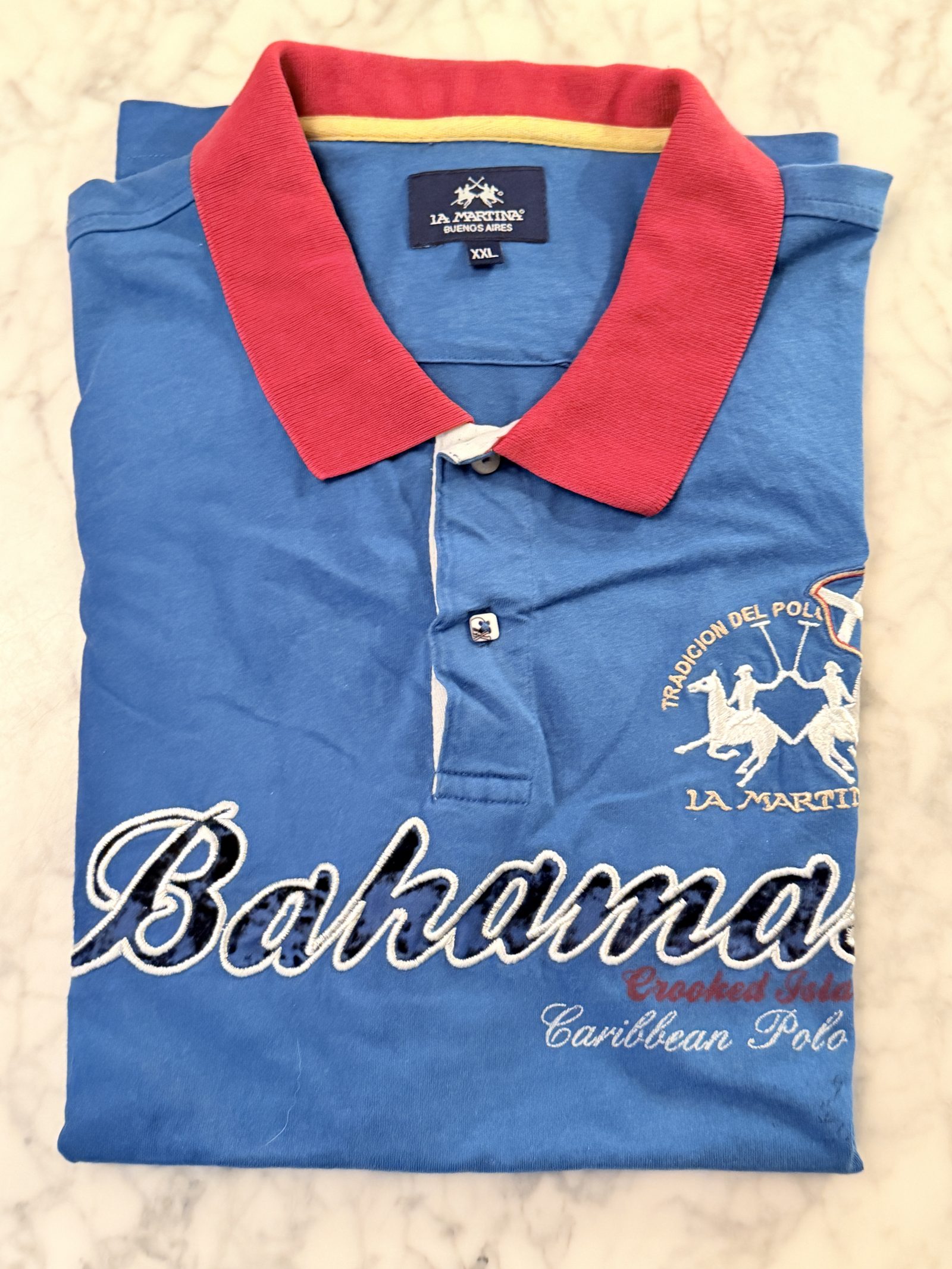 La Martina Poloshirt Bahamas Caribbean Polo XXL Blau